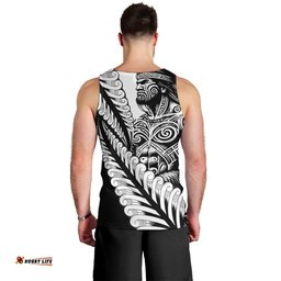 Koru Fern New Zealand Maori Tribal Warrior Men Tank Top LT9