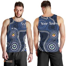 Geelong Cats NAIDOC Week 2026 Personalised Men Tank Top 50 Years of Deadly Aboriginal Art LT14