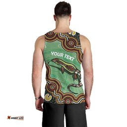 Personalised Australia Goanna NAIDOC Week 2026 Men Tank Top 50 Years of Deadly Aboriginal Art LT14