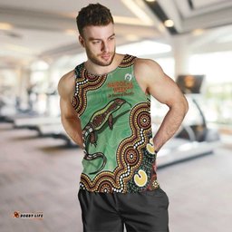 Personalised Australia Goanna NAIDOC Week 2026 Men Tank Top 50 Years of Deadly Aboriginal Art LT14