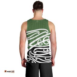 Green Fern New Zealand Kowhai Ngutukak Men Tank Top LT9