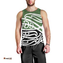 Green Fern New Zealand Kowhai Ngutukak Men Tank Top LT9