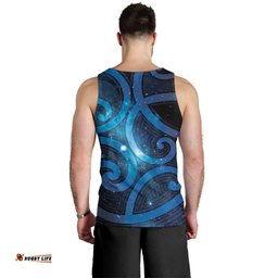 New Zealand Maori Matariki Men Tank Top Galaxy Kowhaiwhai LT7