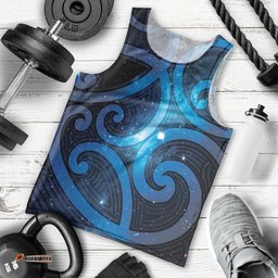 New Zealand Maori Matariki Men Tank Top Galaxy Kowhaiwhai LT7