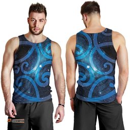 New Zealand Maori Matariki Men Tank Top Galaxy Kowhaiwhai LT7