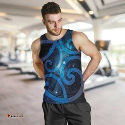 New Zealand Maori Matariki Men Tank Top Galaxy Kowhaiwhai LT7
