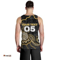 Custom Richmond Football Men Tank Top Aboriginal Dot Art Pattern DT05
