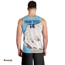 Custom New South Wales Cricket Men Tank Top Go NSW - Aboriginal Art LT14