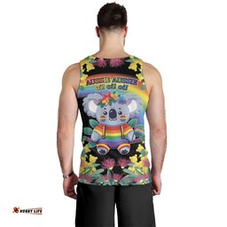 LGBTQ Koala Gay Men Tank Top Aussie Koala Bear Ekoalaty LT9