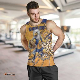 Custom Eagles Football Men Tank Top Aboriginal Dot Art Pattern DT05