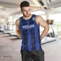 Custom Oceania Football NZ Auckland Men Tank Top Maori Tribal Pattern LT9