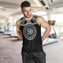 Kia Kaha Te Reo Maori New Zealand Men Tank Top 50th Anniversary Ake Ake Ake LT14