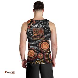 NAIDOC Week 50 Years Deadly Personalised Men Tank Top Aboriginal Art LT14