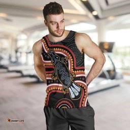 Indigenous Platypus Australia Men Tank Top Australian Aboriginal Art Proud LT14