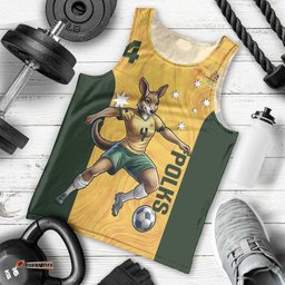 Polkinghorne Australia Matildas Men Tank Top 2024 Thank You Polks LT14
