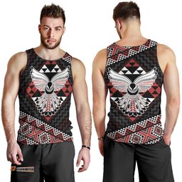 Taniko Aotearoa Men Tank Top Poutama Mix Piwakawaka - Ver02 LT7