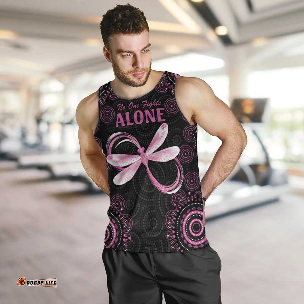 Personalized Pink Dragonfly Aboriginal of Hope Men Tank Top Australias Breast Cancer Awareness LT9