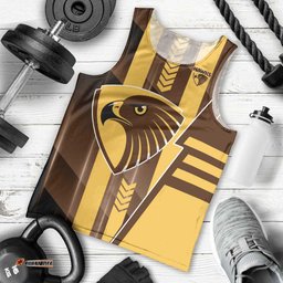 Personalized Hawthorn Hawks Men Tank Top Modern Geometric Sports Graphic Style TS04