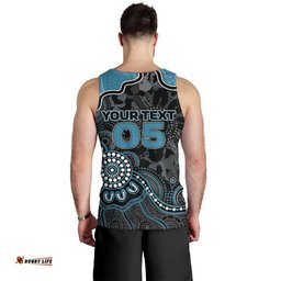 Custom Power Football Men Tank Top Aboriginal Dot Art Pattern DT05