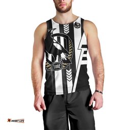 Personalized Collingwood Magpies Men Tank Top Modern Geometric Sports Graphic Style TS04