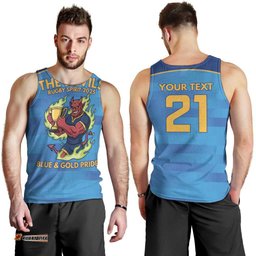 Pride of Norths Rugby Spirit Custom Men Tank Top Queensland Grand Final Edition 2025 LT9