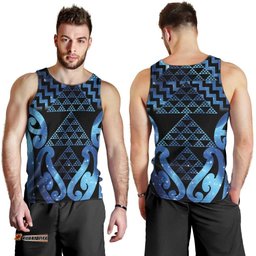 Taniko Motifs Matariki New Zealand Men Tank Top NZ Niho Taniwha Poutama LT14