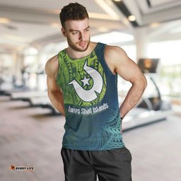 Torres Strait Islands Men Tank Top Vibrant Polynesian Tribal Pattern Art TS04