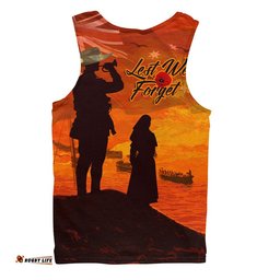 Australia Men Singlet Australia Remembers In Sacred Dawn