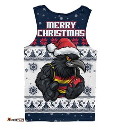 Adelaide Crows Men Singlet Special Ugly Christmas Holiday Footy Fans