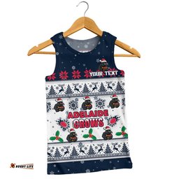 Adelaide Crows Men Singlet Special Ugly Christmas Holiday Footy Fans