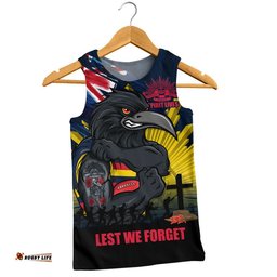 Adelaide Crows Men Singlet ANZAC Day Honour And Football Legacy