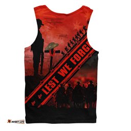 Australia Men Singlet Anzac Day Dawn Of Sacred Remembrance