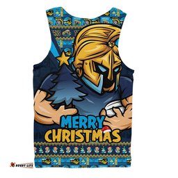 Gold Coast Titans Men Singlet Merry Christmas Festive Spirit Edition
