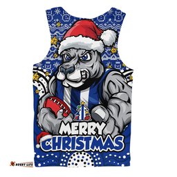 North Melbourne Men Singlet Ugly Christmas Knit Patterns Vintage Jersey