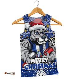 North Melbourne Men Singlet Ugly Christmas Knit Patterns Vintage Jersey