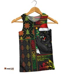 Penrith Panthers Men Singlet Christmas Magic Knit Style Winter Glow