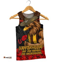 Hawthorn Men Singlet ANZAC Day Not For Victory For Remembrance