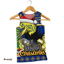 Parramatta Eels Men Singlet Merry Christmas Game Day Knit Style Team Edition