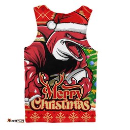 Redcliffe Dolphins Men Singlet Merry Christmas Game Day Knit Style Team Edition