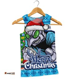 New South Wales Blues Men Singlet Merry Christmas Game Day Knit Style Team Edition