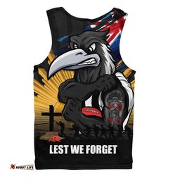 Collingwood Men Singlet ANZAC Day Honour And Football Legacy