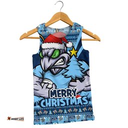 New South Wales Blues Men Singlet Merry Christmas Festive Spirit Edition