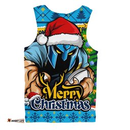 Gold Coast Titans Men Singlet Merry Christmas Game Day Knit Style Team Edition