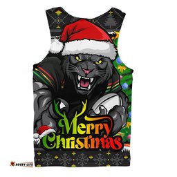 Penrith Panthers Men Singlet Merry Christmas Game Day Knit Style Team Edition