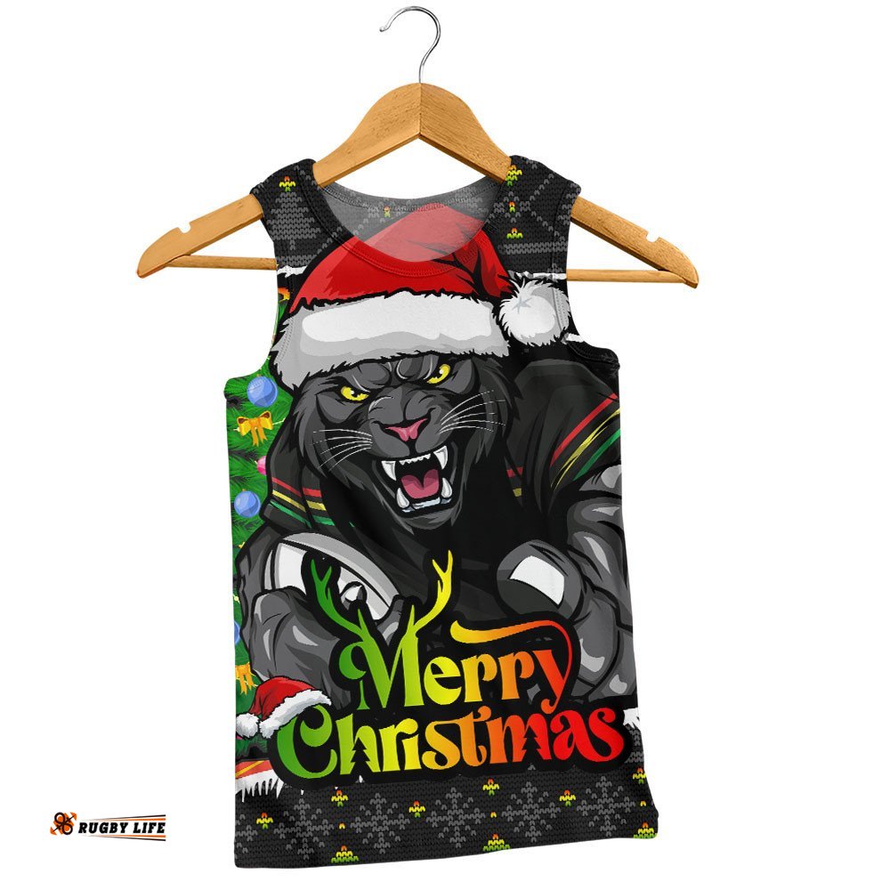 Penrith Panthers Men Singlet Merry Christmas Game Day Knit Style Team Edition