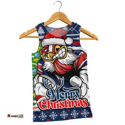 Sydney Roosters Men Singlet Merry Christmas Game Day Knit Style Team Edition