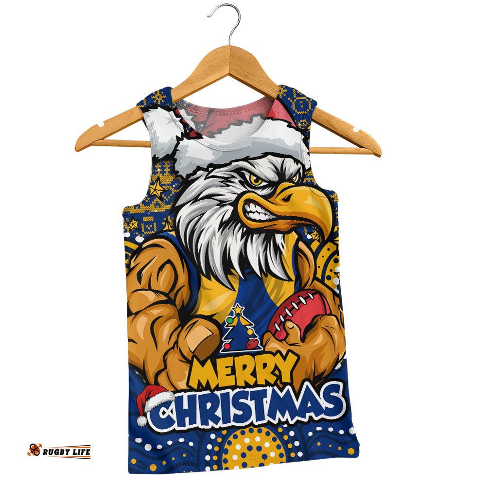 West Coast Eagles Men Singlet Ugly Christmas Knit Patterns Vintage Jersey
