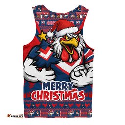 Sydney Roosters Men Singlet Merry Christmas Festive Spirit Edition