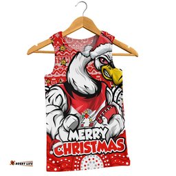 Sydney Swans Men Singlet Ugly Christmas Knit Patterns Vintage Jersey