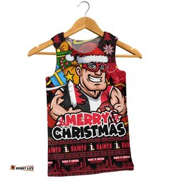 St Kilda Men Singlet Festive Holiday Merry Christmas Vibe